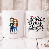 Couple Cute Chibi - " You're My Person " Personalized Mug - VIEN-CML-20220223-01