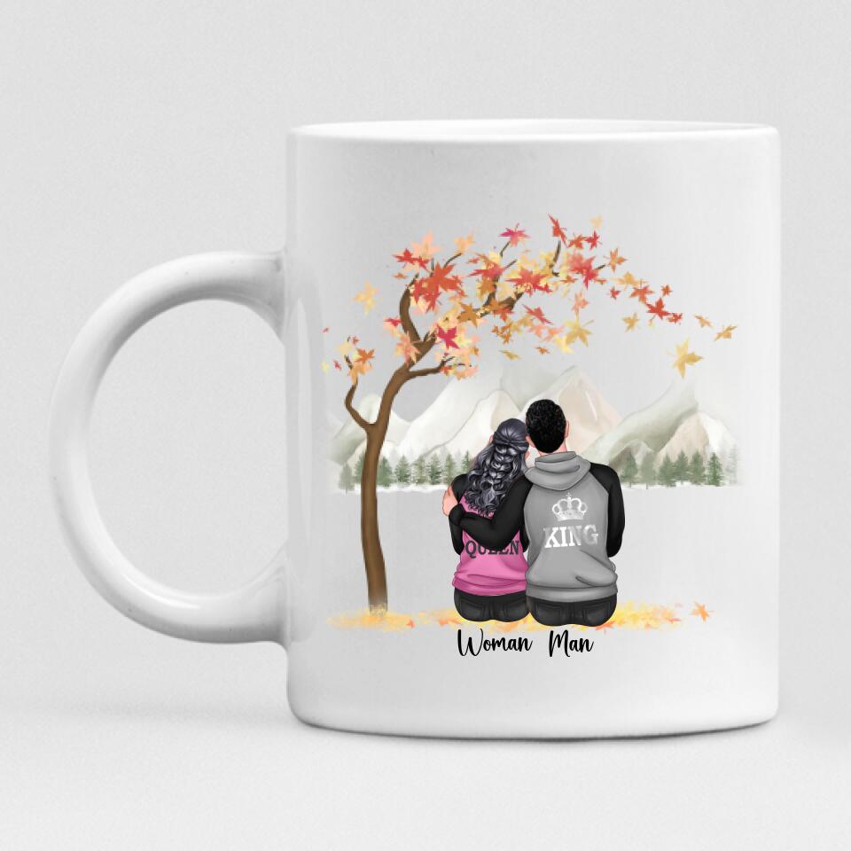 Autumn Couple -  " Every Time I See You I Fall In Love All Over Again " Personalized Mug - NGUYEN-CML-20220115-01