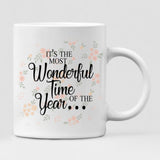 Autumn Couple -  " It's The Most Wonderful Time Of The Year " Personalized Mug - NGUYEN-CML-20220115-01