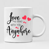 Autumn Couple -  " Love Is Being With You Anywhere " Personalized Mug - NGUYEN-CML-20220115-01