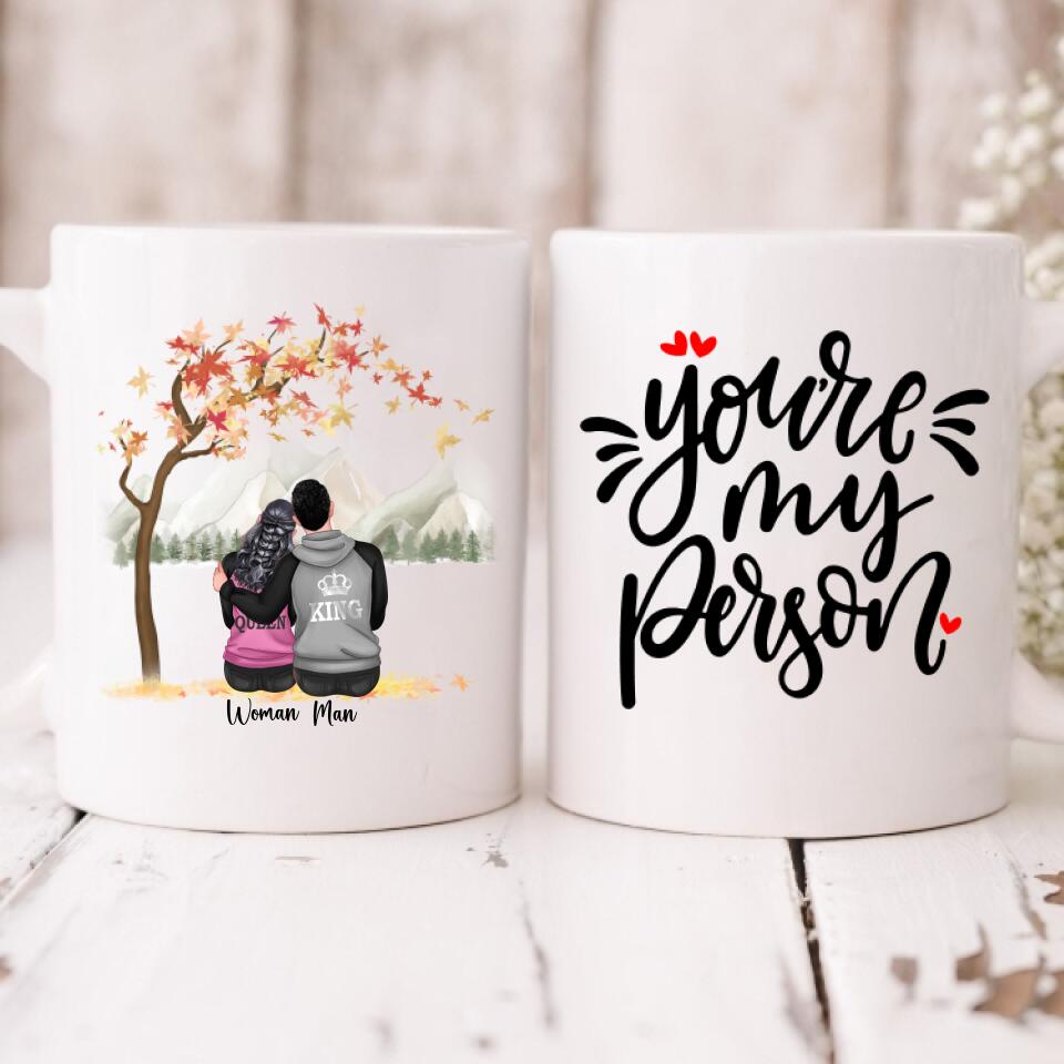 Autumn Couple -  " You're My Person " Personalized Mug - NGUYEN-CML-20220115-01