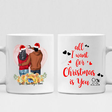 Christmas Couple - " All I Want For Christmas Is You " Personalized Mug - NGUYEN-CML-20220111-02