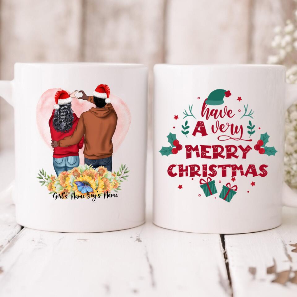 Christmas Couple - " Have A Very Merry Christmas " Personalized Mug - NGUYEN-CML-20220111-02