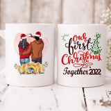 Christmas Couple - " Our First Christmas Together 2022 " Personalized Mug - NGUYEN-CML-20220111-02