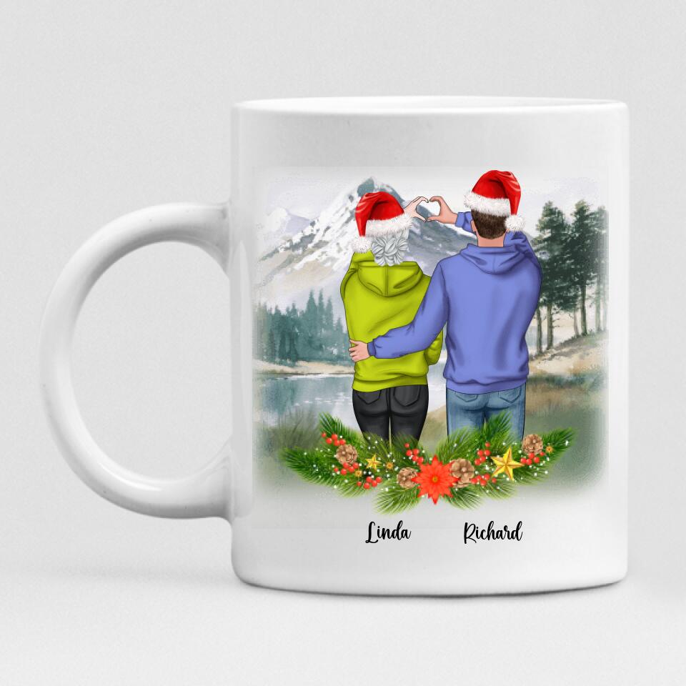 Winter Couples - " All I Want For Christmas Is You " Personalized Mug - CUONG-CML-20220107-01