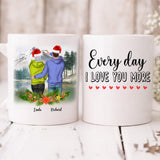 Winter Couples - " Every Day I Love You More " Personalized Mug - CUONG-CML-20220107-01