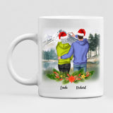 Winter Couples - " First Christmas Married " Personalized Mug - CUONG-CML-20220107-01