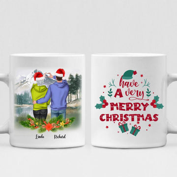 Winter Couples - " Have A Very Merry Christmas " Personalized Mug - CUONG-CML-20220107-01