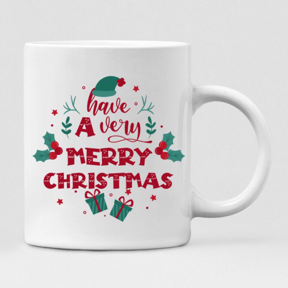 Winter Couples - " Have A Very Merry Christmas " Personalized Mug - CUONG-CML-20220107-01