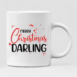 Winter Couples - " Merry Christmas Darling " Personalized Mug - CUONG-CML-20220107-01