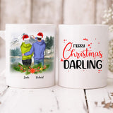 Winter Couples - " Merry Christmas Darling " Personalized Mug - CUONG-CML-20220107-01