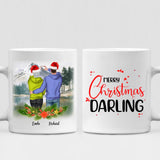 Winter Couples - " Merry Christmas Darling " Personalized Mug - CUONG-CML-20220107-01