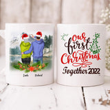 Winter Couples - " Our First Christmas Together 2022 " Personalized Mug - CUONG-CML-20220107-01