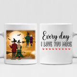 Halloween Couple - " Every Day I Love You More " Personalized Mug -  VIEN-CML-20220221-02