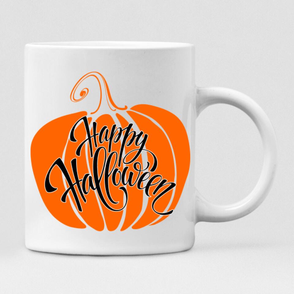 Halloween Couple - " Happy Halloween " Personalized Mug - VIEN-CML-20220221-02
