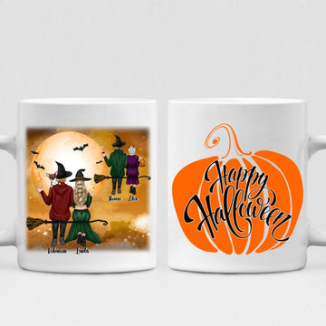 Halloween Couple - " Happy Halloween " Personalized Mug - VIEN-CML-20220221-02