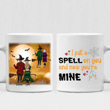 Halloween Couple - " I Put A Spell On You And Now You're Mine " Personalized Mug - VIEN-CML-20220221-02