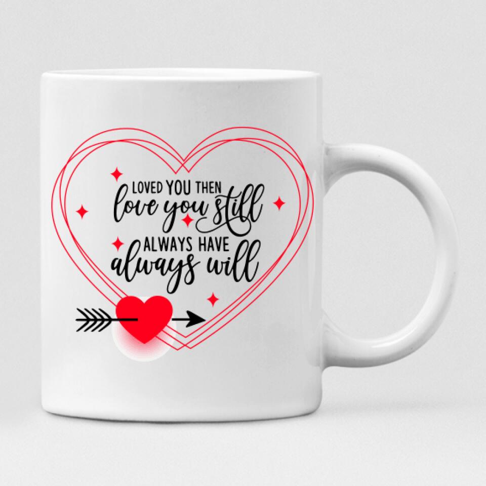 Halloween Couple - " Loved You Then, Love You Still, Always Have, Always Will " Personalized Mug - VIEN-CML-20220221-02