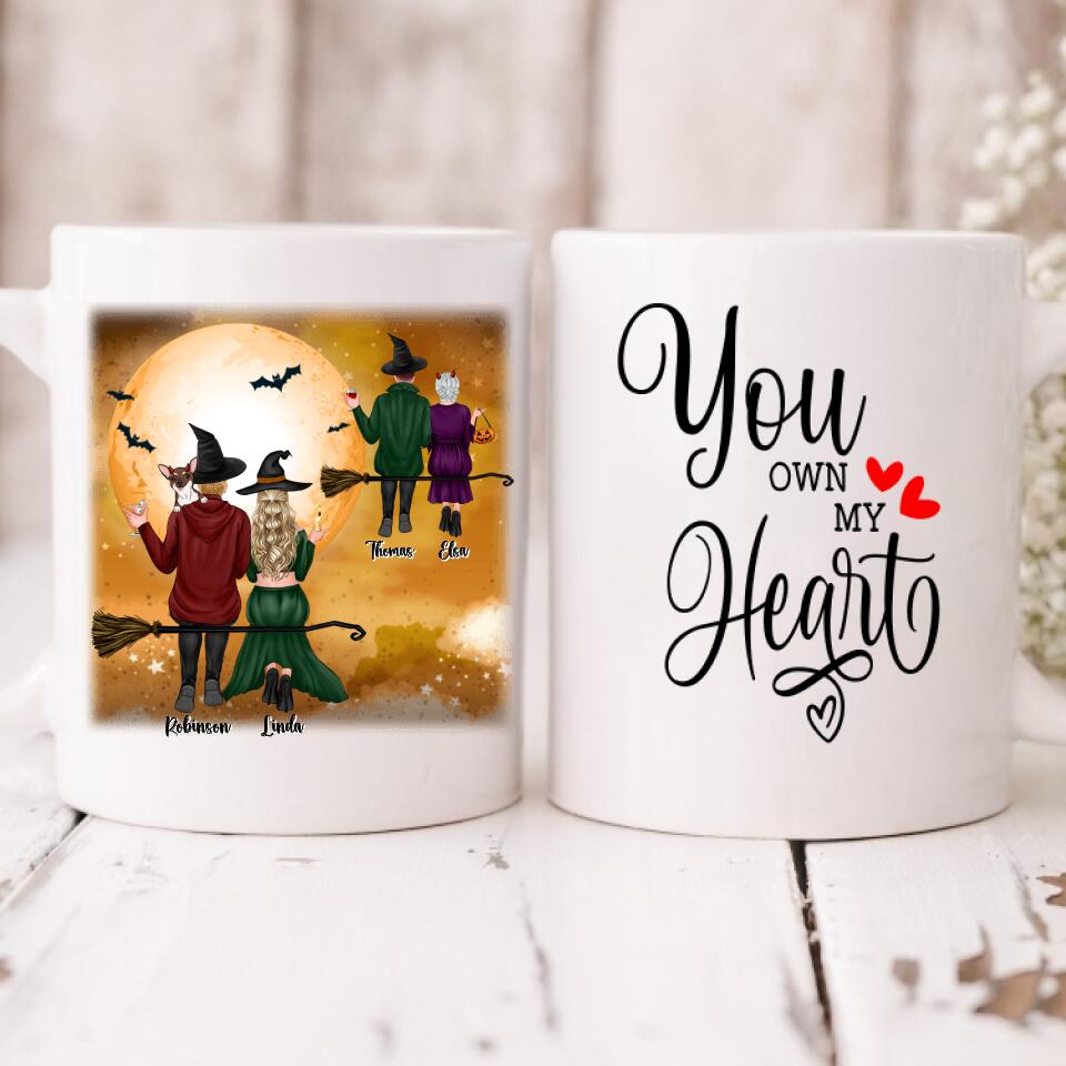 Halloween Couple - " You Own My Heart " Personalized Mug - VIEN-CML-20220221-02