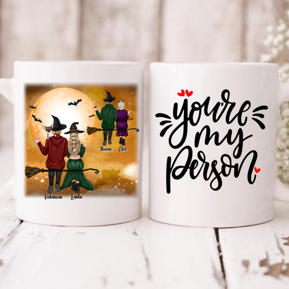 Halloween Couple - " You're My Person " Personalized Mug - VIEN-CML-20220221-02