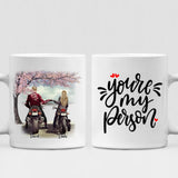 Couple Motorcycle - " You're My Person " Personalized Mug - VIEN-CML-20220106-03