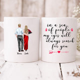 Couple Valentine - " In A Sea Of People My Eyes Will Always Search For You " Personalized Mug - VIEN-CML-20220113-01