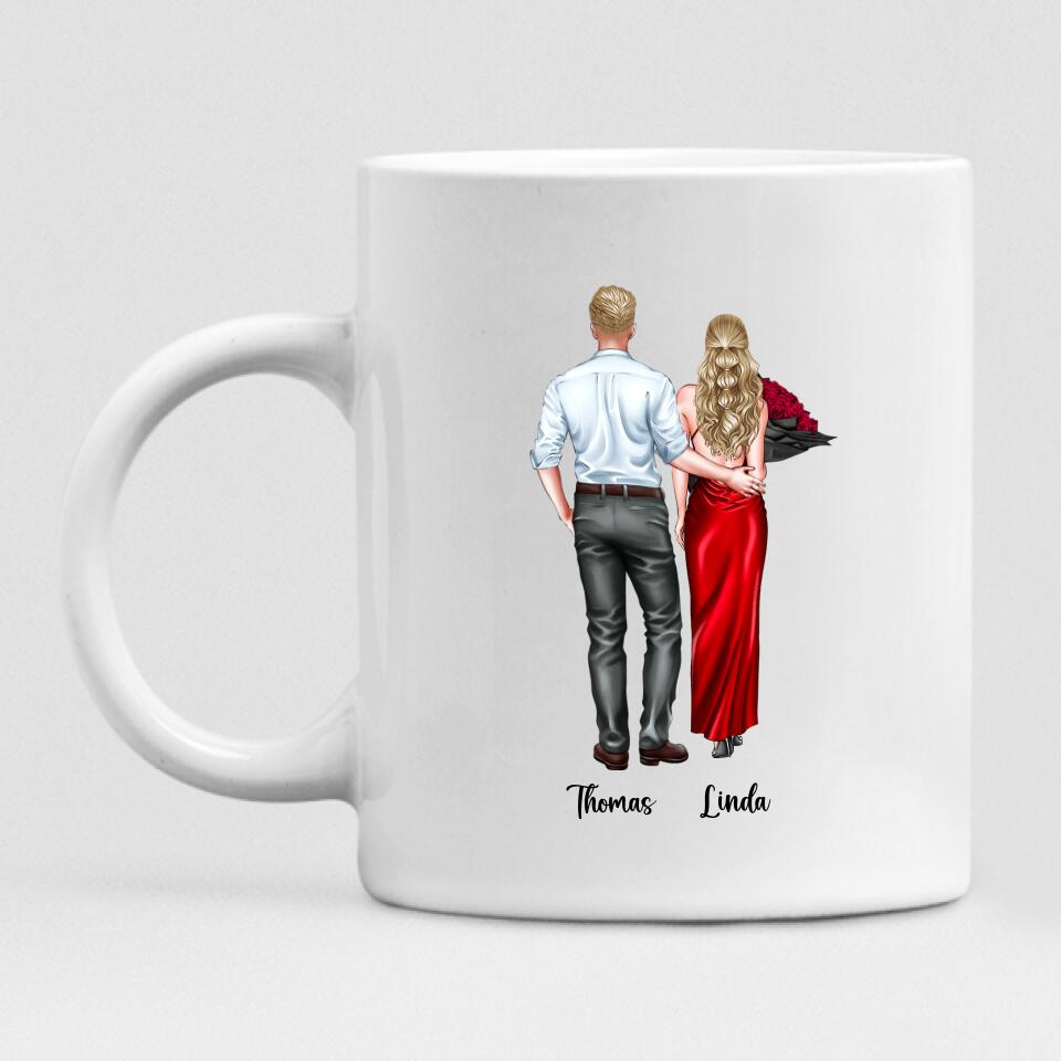 Couple Valentine - " My Heart Is Perfect Because You Are Inside " Personalized Mug - VIEN-CML-20220113-01