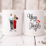 Couple Valentine - " You Own My Heart " Personalized Mug - VIEN-CML-20220113-01
