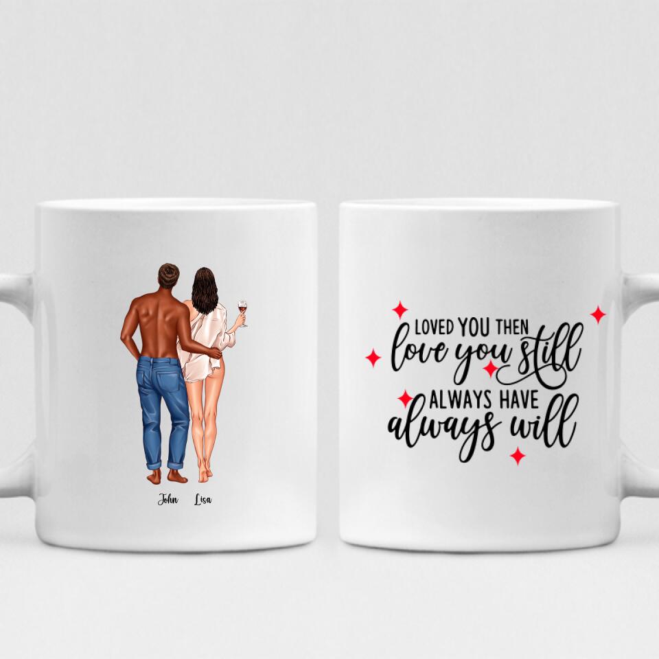 Couple Valentine - " Loved You Then, Love You Still, Always Have, Always Will " Personalized Mug - CUONG-CML-20210117-01