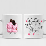 Valentine Couple - " In A Sea Of People My Eyes Will Always Search For You " Personalized Mug - CUONG-CML-20210117-02