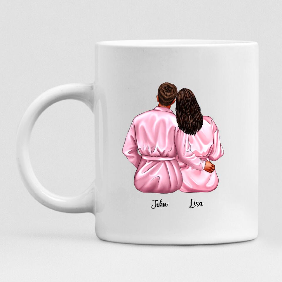 Valentine Couple - " My Girlfriend Is Hotter Than My Coffee " Personalized Mug - CUONG-CML-20210117-02