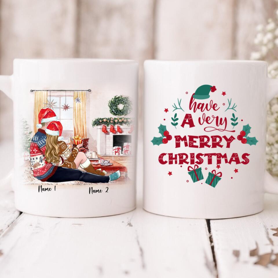 Xmas Couple - " Have A Very Merry Christmas " Personalized Mug - VUONG - CML-20200105-01