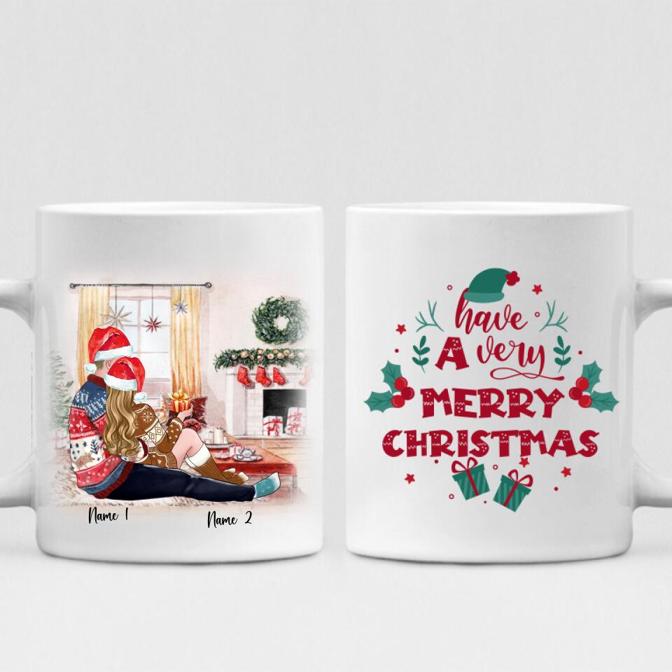 Xmas Couple - " Have A Very Merry Christmas " Personalized Mug - VUONG - CML-20200105-01