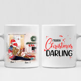 Xmas Couple - " Merry Christmas Darling " Personalized Mug - VUONG - CML-20200105-01