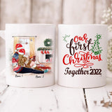 Xmas Couple - " Our First Christmas Together 2022 " Personalized Mug - VUONG - CML-20200105-01