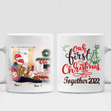 Xmas Couple - " Our First Christmas Together 2022 " Personalized Mug - VUONG - CML-20200105-01