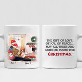 Xmas Couple - " The Gift Of Love, Of Joy, Of Peace... May All These And More Be Yours This Christmas " Personalized Mug - VUONG - CML-20200105-01