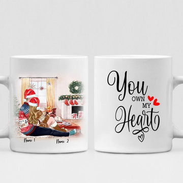 Xmas Couple - " You Own My Heart " Personalized Mug - VUONG - CML-20200105-01