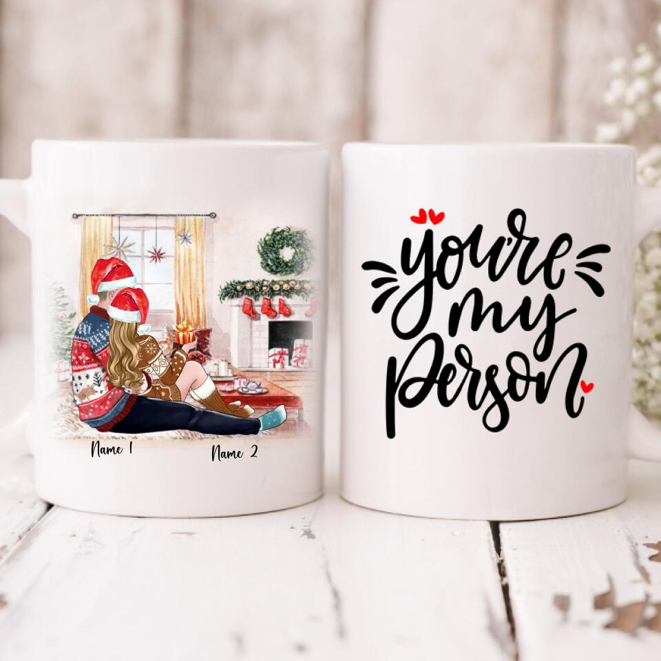Xmas Couple - " You're My Person " Personalized Mug - VUONG - CML-20200105-01