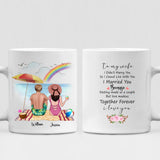 Husband And Wife Enjoying Their Beach - " To My Wife Didn't Marry You So I Could Live With You I Married You Because Destiny Made Us A Couple But Love Made Us Together Forever I Love You " Personalized Mug - CUONG-CML-20220106-01