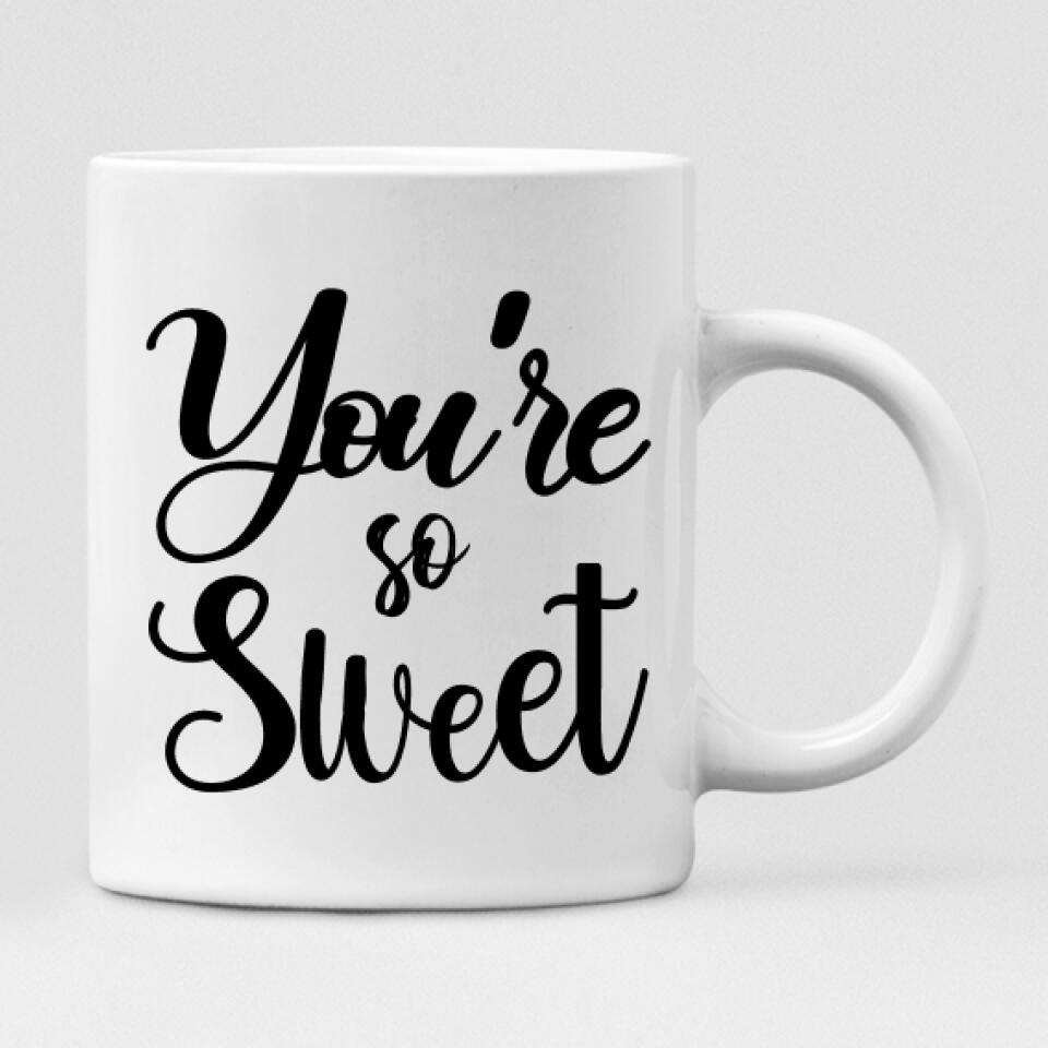 Husband And Wife Enjoying Their Beach - " You're So Sweet " Personalized Mug - CUONG-CML-20220106-01