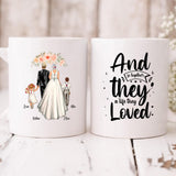 Wedding Bride - " And So Together They A Life They Loved " Personalized Mug - VIEN-CML-20220214-01
