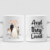 Wedding Bride - " And So Together They A Life They Loved " Personalized Mug - VIEN-CML-20220214-01