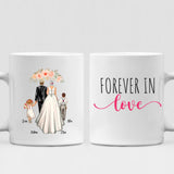 Wedding Bride - " Forever In Love " Personalized Mug - VIEN-CML-20220214-01