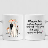 Wedding Bride - " May Your Love Continue To Grow Each And Every Year Best Wishes On Your Wedding " Personalized Mug - VIEN-CML-20220214-01