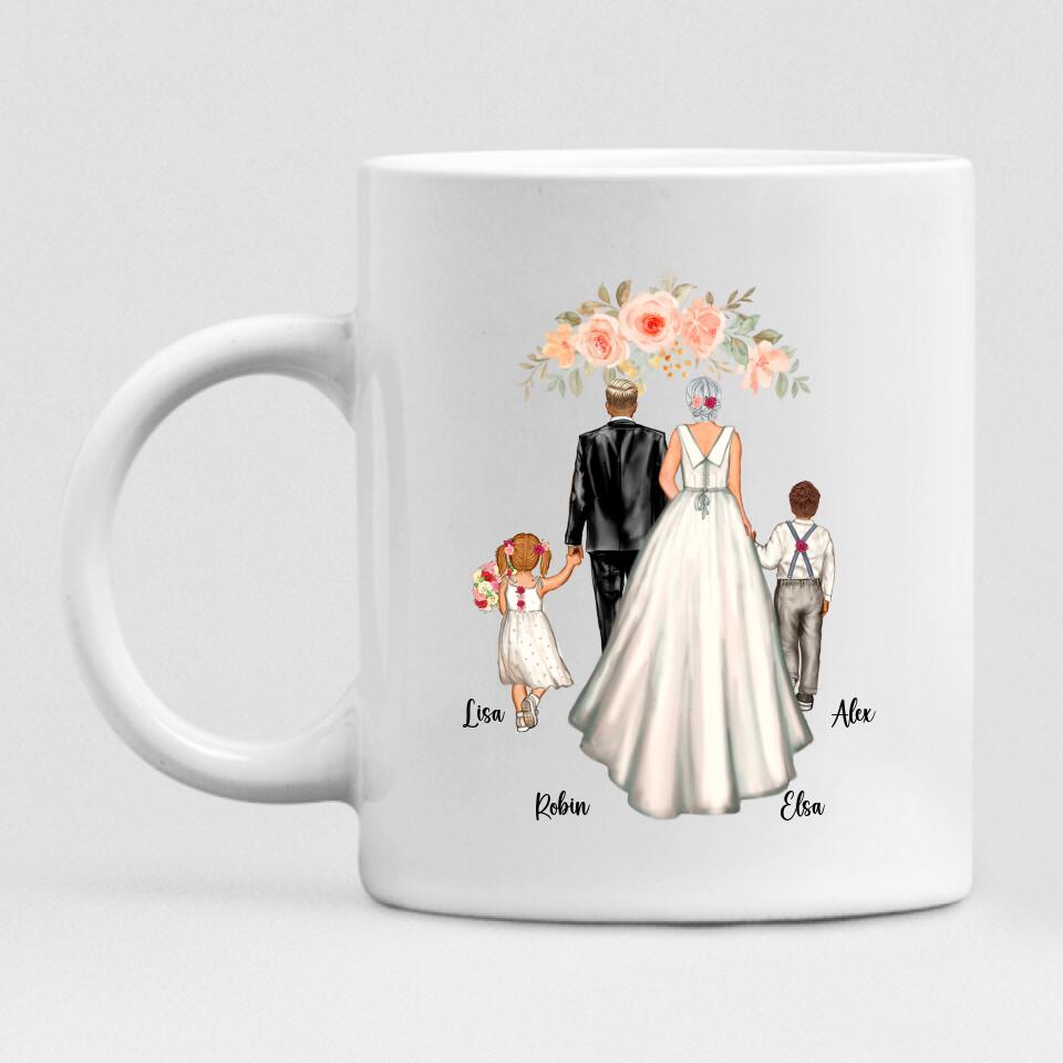 Wedding Bride - " Together Is A Beautiful Place To Be " Personalized Mug - VIEN-CML-20220214-01