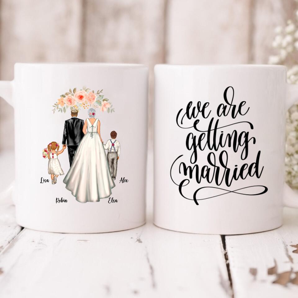 Wedding Bride - " We Are Getting Married " Personalized Mug - VIEN-CML-20220214-01