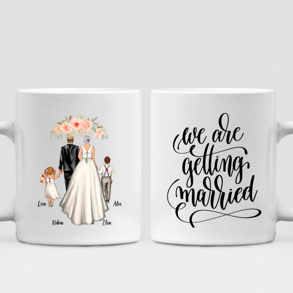 Wedding Bride - " We Are Getting Married " Personalized Mug - VIEN-CML-20220214-01