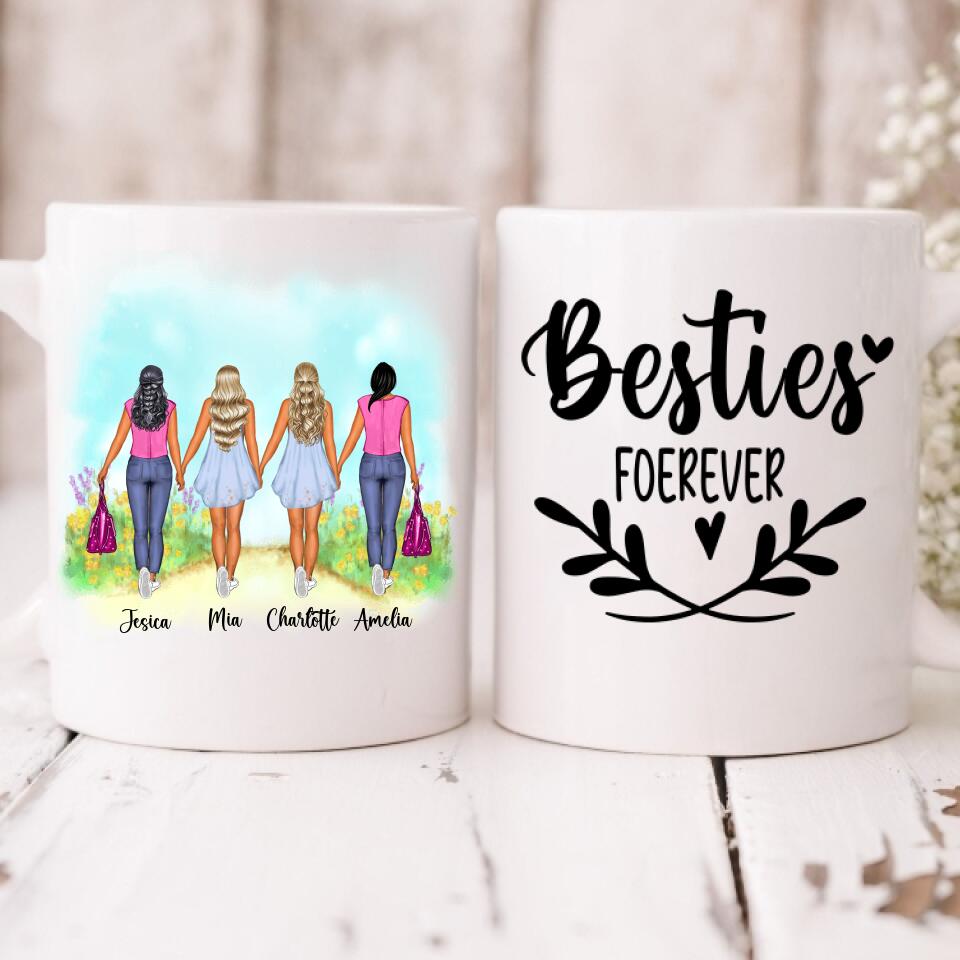 Best Friend - " Besties Forever " Personalized Mug - PHUOC-CML-20220215-01