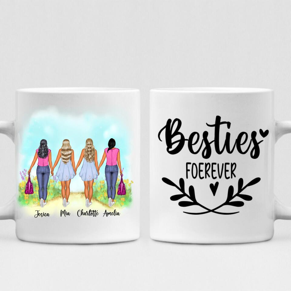 Best Friend - " Besties Forever " Personalized Mug - PHUOC-CML-20220215-01